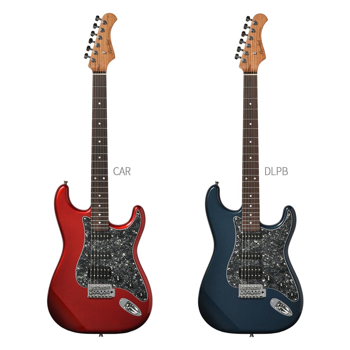 Amazon | Bacchus BST-2-RSM/R-BPPG エレキギター初心者14点セット